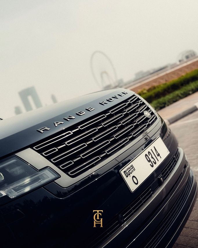 Used Land Rover Range Rover P400 MHEV LONG V, 3.0 l, 2023 in Dubai by TCH MOTORS, Navy Blue color. American Specs | AUTO.AE
