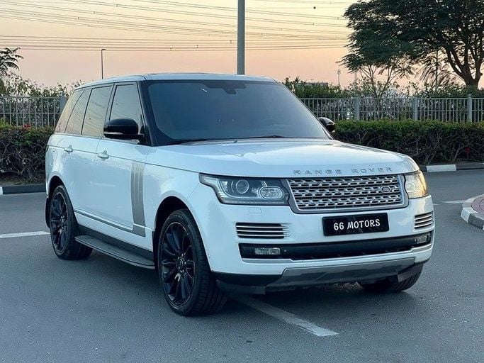 Used Land Rover Range Rover P510 IV, 5.0 l, 2015 in Dubai by 66 Motors, White color. GCC Specs | AUTO.AE