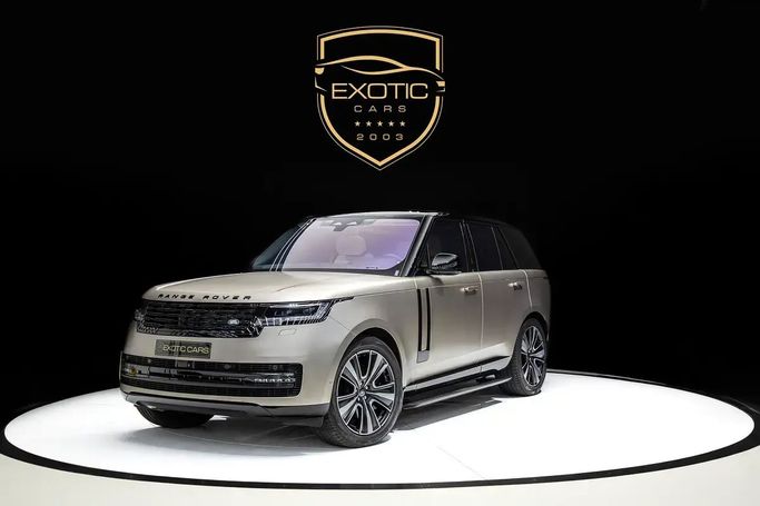 Used Land Rover Range Rover P530 MHEV V, 4.4 l, 2022 in Dubai by Exotic Cars, Golden color. GCC Specs | AUTO.AE