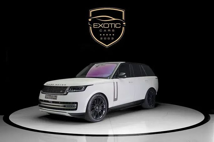 Used Land Rover Range Rover P530 MHEV V, 4.4 l, 2023 in Dubai by Exotic Cars, White color. GCC Specs | AUTO.AE