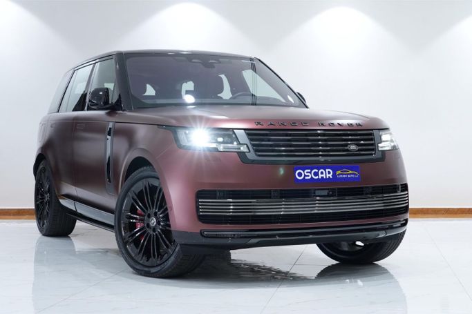 New Land Rover Range Rover P530 MHEV V, 4.4 l, 2023 in Dubai by Oscar Motors, Red color.  | AUTO.AE