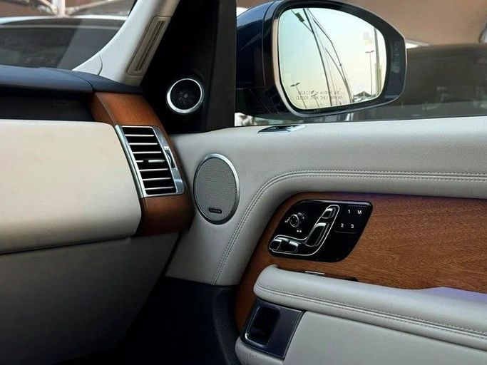 Подержанный Land Rover Range Rover P525 IV Рестайлинг, 5.0 л, 2022 в Дубае от Platform Used Cars Синий цвет. Американская | AUTO.AE