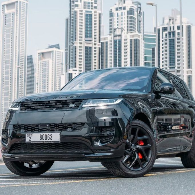 Land Rover Range Rover Sport P360 MHEV ثالثاً, 2023 رجال الأعمال دفع رباعي 5 أبواب للتأجير في في دبي من Sydney Rent A Car، اللون أسود | AUTO.AE