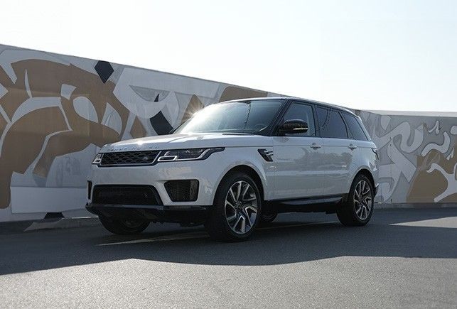 Land Rover Range Rover Sport P340 II (L494) Facelift, 2022 business suv 5 dr. for rent in Dubai by Speed Urus Rent A Car, white color | AUTO.AE | Listing #1563