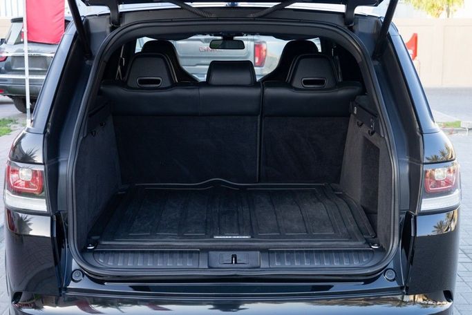 Used Land Rover Range Rover Sport SVR II Facelift, 5.0 l, 2017 in Dubai by Linda Cars, Black color. Canadian Specs | AUTO.AE