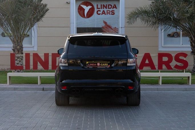 Used Land Rover Range Rover Sport SVR II Facelift, 5.0 l, 2017 in Dubai by Linda Cars, Black color. Canadian Specs | AUTO.AE
