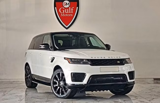 Used Land Rover Range Rover Sport P400 MHEV II Facelift, 3.0 l, 2018 in Dubai by Gulf Motors, White color. American Specs | AUTO.AE