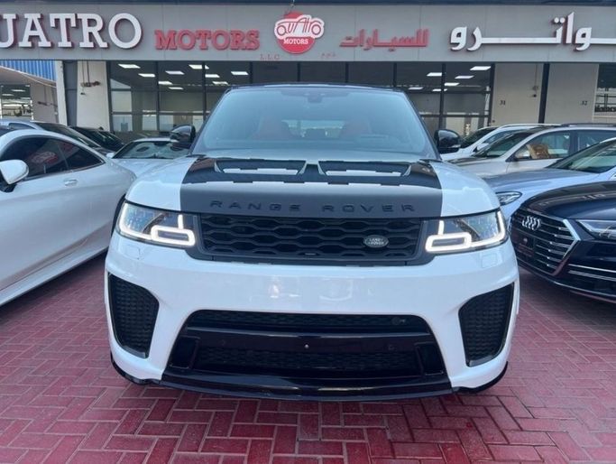 Used Land Rover Range Rover Sport P525 II Facelift, 5.0 l, 2018 in Dubai by Quatro Motors, White color.  | AUTO.AE