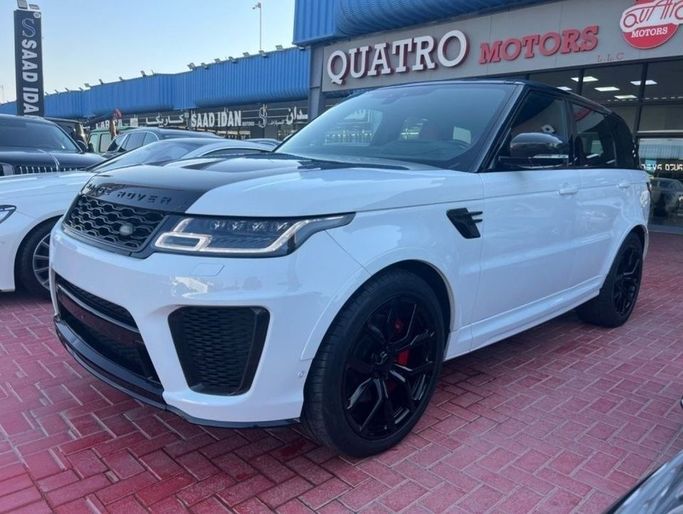 Used Land Rover Range Rover Sport P525 II Facelift, 5.0 l, 2018 in Dubai by Quatro Motors, White color.  | AUTO.AE