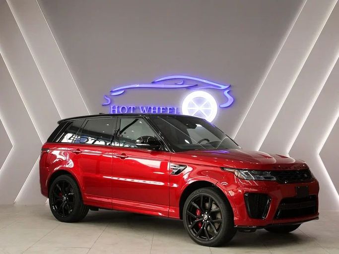 Подержанный Land Rover Range Rover Sport SVR II Рестайлинг, 5.0 л, 2018 в Дубае от Hot Wheel Used Motors Красный цвет. Other | AUTO.AE