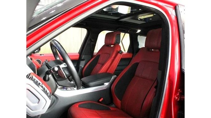 Подержанный Land Rover Range Rover Sport P525 II Рестайлинг, 5.0 л, 2019 в Дубае от Hot Wheel Used Motors Красный цвет. GCC | AUTO.AE