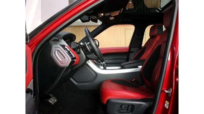 Подержанный Land Rover Range Rover Sport P525 II Рестайлинг, 5.0 л, 2019 в Дубае от Hot Wheel Used Motors Красный цвет. GCC | AUTO.AE