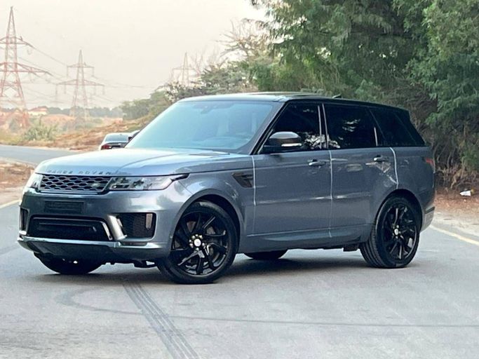 New Land Rover Range Rover Sport P380 II Facelift, 3.0 l, 2019 in Dubai by Prestige motors, Light Blue color. GCC Specs | AUTO.AE