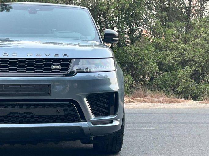 New Land Rover Range Rover Sport P380 II Facelift, 3.0 l, 2019 in Dubai by Prestige motors, Light Blue color. GCC Specs | AUTO.AE