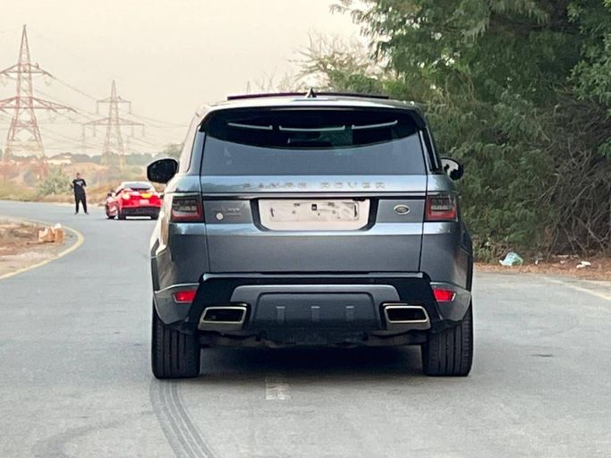 New Land Rover Range Rover Sport P380 II Facelift, 3.0 l, 2019 in Dubai by Prestige motors, Light Blue color. GCC Specs | AUTO.AE