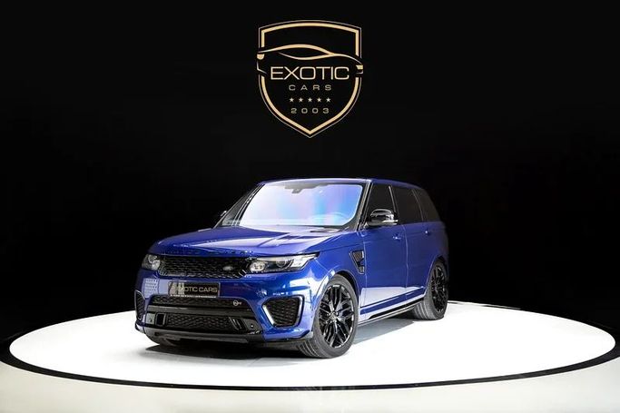 Used Land Rover Range Rover Sport P380 II, 3.0 l, 2015 in Dubai by Exotic Cars, Blue color. GCC Specs | AUTO.AE