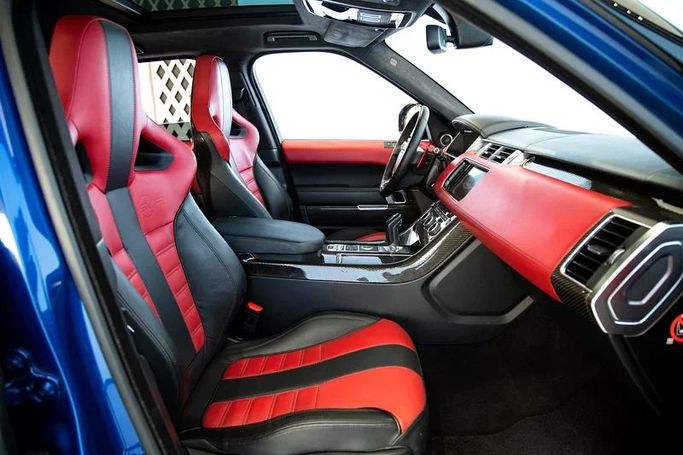 Used Land Rover Range Rover Sport P380 II, 3.0 l, 2015 in Dubai by Exotic Cars, Blue color. GCC Specs | AUTO.AE