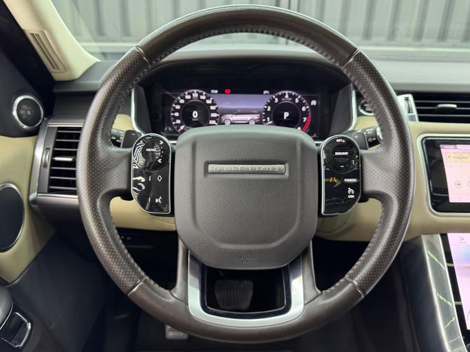 Used Land Rover Range Rover Sport P340 II Facelift, 3.0 l, 2019 in Dubai by Zeus Motors, Navy Blue color. GCC Specs | AUTO.AE