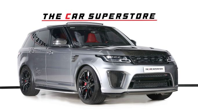 Подержанный Land Rover Range Rover Sport SVR II Рестайлинг, 5.0 л, 2022 в Дубае от The Car Superstore Серый цвет. Европейская | AUTO.AE
