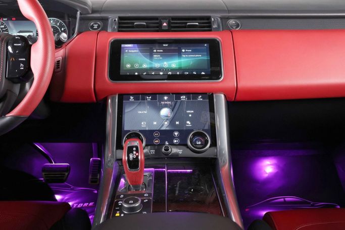 Подержанный Land Rover Range Rover Sport SVR II Рестайлинг, 5.0 л, 2022 в Дубае от The Car Superstore Серый цвет. Европейская | AUTO.AE