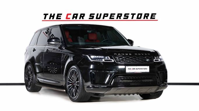 Подержанный Land Rover Range Rover Sport P380 II Рестайлинг, 3.0 л, 2019 в Дубае от The Car Superstore Черный цвет. GCC | AUTO.AE