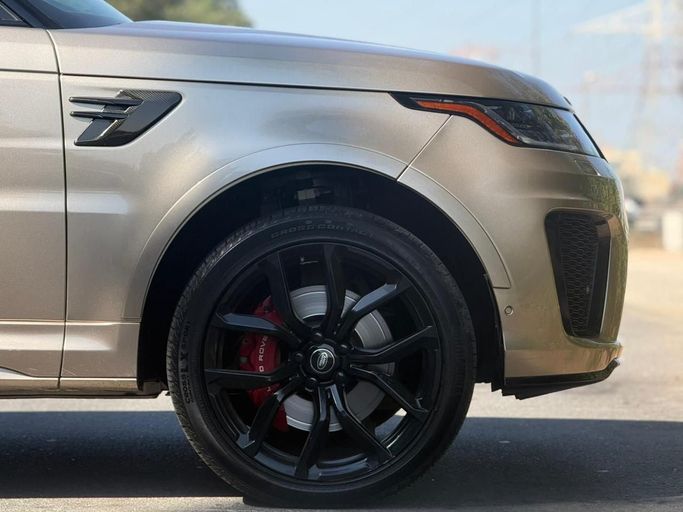 Used Land Rover Range Rover Sport SVR II Facelift, 5.0 l, 2021 in Dubai by Prestige Motos (SHJ), Golden color.  | AUTO.AE