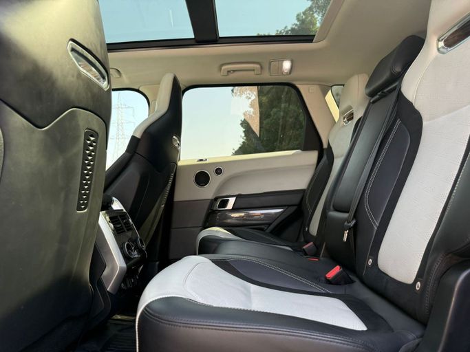 Used Land Rover Range Rover Sport SVR II Facelift, 5.0 l, 2021 in Dubai by Prestige Motos (SHJ), Golden color.  | AUTO.AE