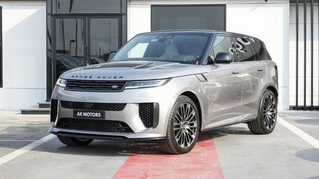 Новый Land Rover Range Rover Sport P635 III, 4.4 л, 2024 в Дубае от AK Motors MEA Серебристый цвет. GCC | AUTO.AE