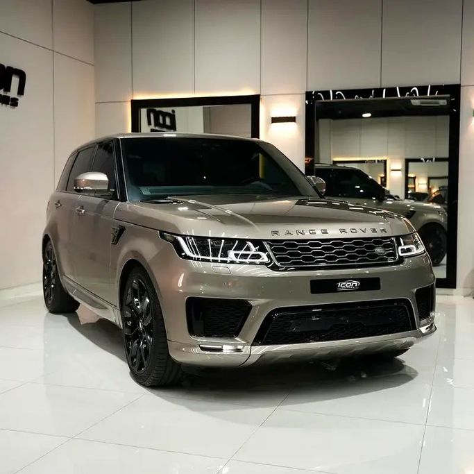 Used Land Rover Range Rover Sport P525 II (L494) Facelift, 5.0 l, 2022 in Dubai by Icon Motors, Golden color. GCC Specs | AUTO.AE | Listing #258143