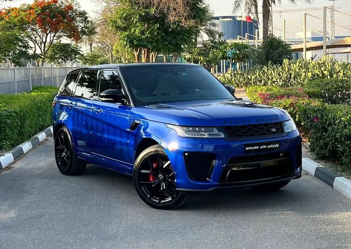 مستعملة Land Rover Range Rover Sport SVR II (L494) Facelift, 5.0 l, 2021 في في دبي من Auto Links LLC، اللون أزرق. مواصفات الخليج | AUTO.AE | إعلان #260861