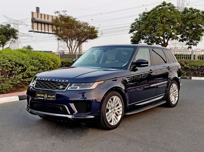 Подержанный Land Rover Range Rover Sport P340 II (L494) Рестайлинг, 3.0 л, 2020 в Дубае от Q Motors Тёмно-синий цвет. Американская | AUTO.AE | Объявление #263614