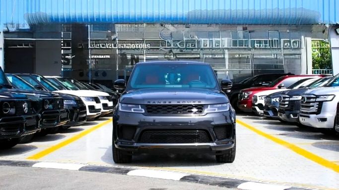 Used ⁦Land Rover Range Rover Sport P525 II (L494) Facelift, 5.0 l, 2022⁩ in UAE, Dubai by Vertex Motors, Grey color. European Specs | AUTO.AE | Listing #287675