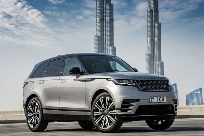 Land Rover Range Rover Velar I Рестайлинг, 2024 внедорожник 5 дв. бизнес класса в Дубае от GOLDEN GEARS RENT CAR LLC серебристый цвет | AUTO.AE | Объявление #1735