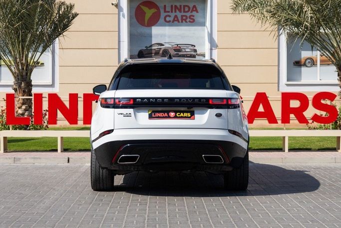 Used Land Rover Range Rover Velar P380 I, 3.0 l, 2018 in Dubai by Linda Cars, White color. GCC Specs | AUTO.AE