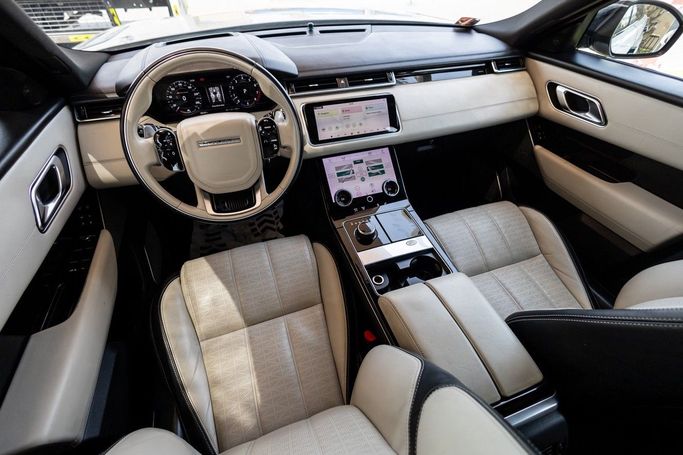 Used Land Rover Range Rover Velar P380 I, 3.0 l, 2018 in Dubai by Linda Cars, White color. GCC Specs | AUTO.AE