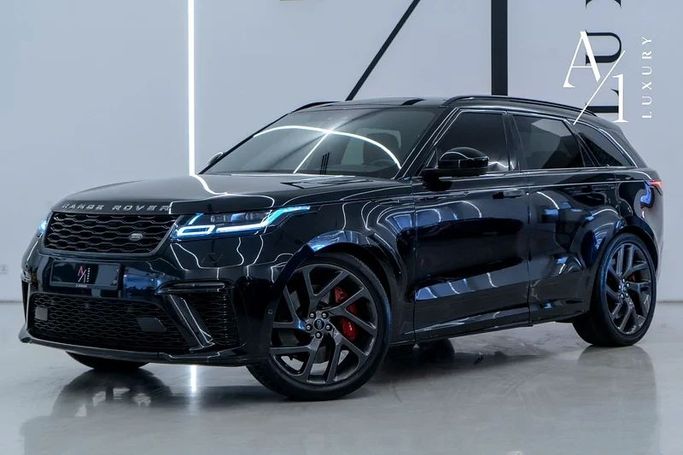 مستعملة Land Rover Range Rover Velar P550 I, 5.0 l, 2021 في في دبي من A1 Luxury Motors، اللون أسود. المواصفات الأوروبية | AUTO.AE | إعلان #255528
