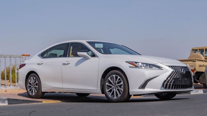 New Lexus ES 300h VII (XZ10) Facelift, 2.5 l, 2025 in Dubai by CGM Auto, White color.  | AUTO.AE | Listing #253731