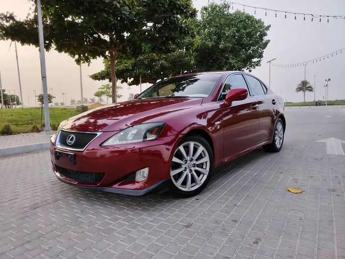 Подержанный Lexus IS 300 II, 3.0 л, 2007 в Дубае от NEW ABU TAJ MOTORS Красный цвет. GCC | AUTO.AE