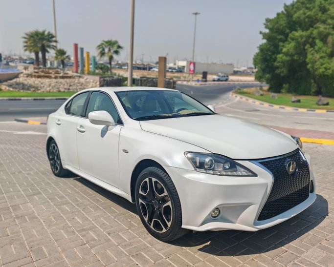 Used ⁦Lexus IS 300 II Facelift, 3.0 l, 2008⁩ in UAE, Dubai by Shams Al Sabah Used Cars, White color. GCC Specs | AUTO.AE | Listing #288624