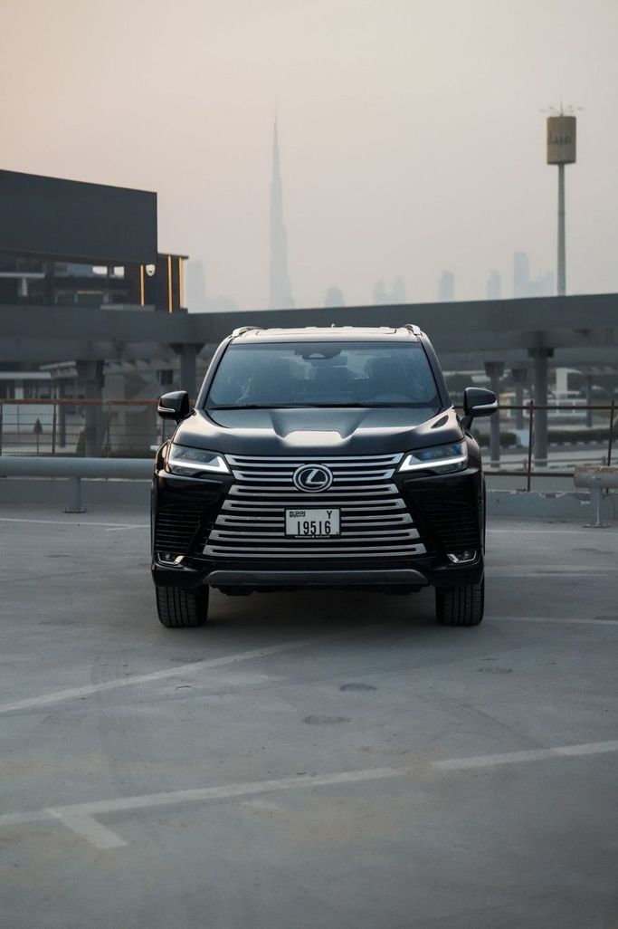 Lexus LX 600 IV, 2024 business suv 5 dr. for rent in Dubai by ACR DXB, black color | AUTO.AE