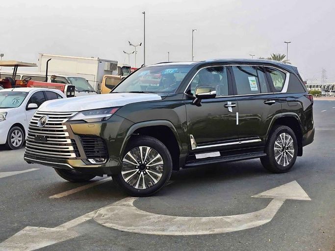 New Lexus LX 600 IV, 3.4 l, 2025 in Dubai by SK Motors, Green color. GCC Specs | AUTO.AE