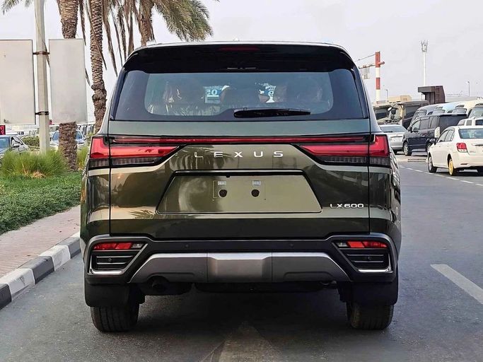 New Lexus LX 600 IV, 3.4 l, 2025 in Dubai by SK Motors, Green color. GCC Specs | AUTO.AE