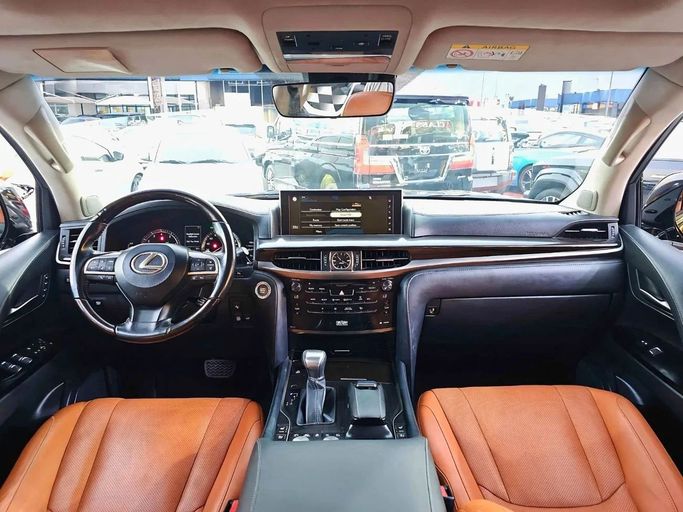 New Lexus LX 570 III Facelift 2, 5.7 l, 2017 in Dubai by SK Motors, Black color. GCC Specs | AUTO.AE