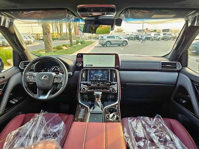 New Lexus LX 600 IV, 3.4 l, 2025 in Dubai by SK Motors, Green color. GCC Specs | AUTO.AE