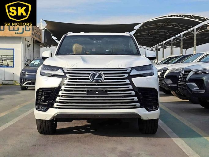 New Lexus LX 600 IV, 3.4 l, 2024 in Dubai by SK Motors, White color. GCC Specs | AUTO.AE