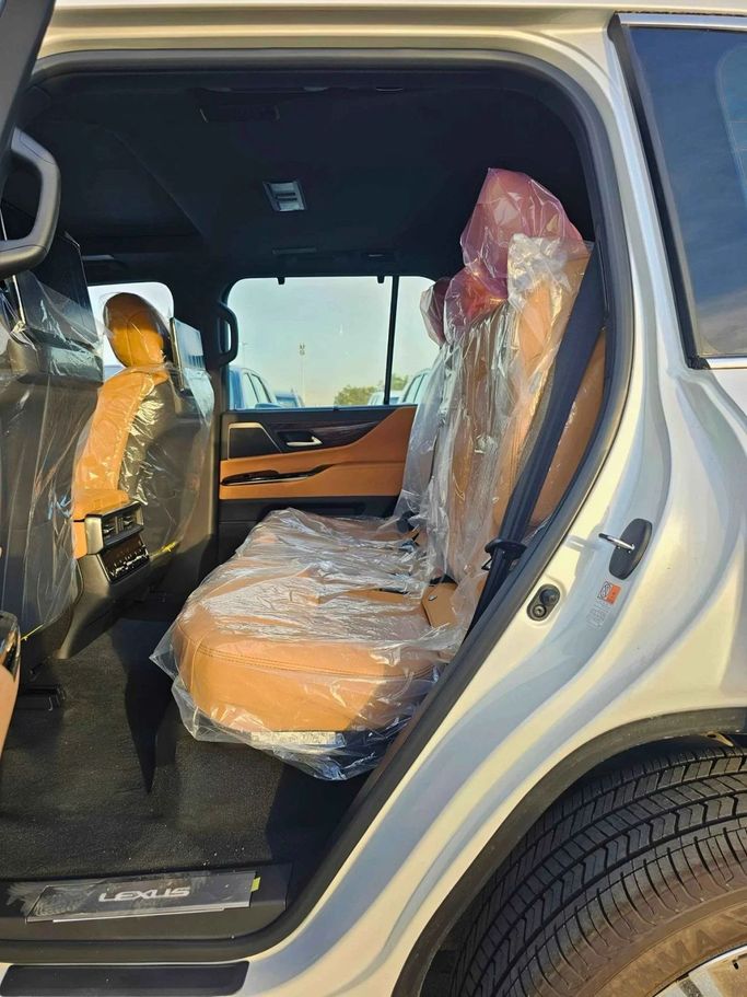 New Lexus LX 600 IV, 3.4 l, 2024 in Dubai by SK Motors, White color. GCC Specs | AUTO.AE