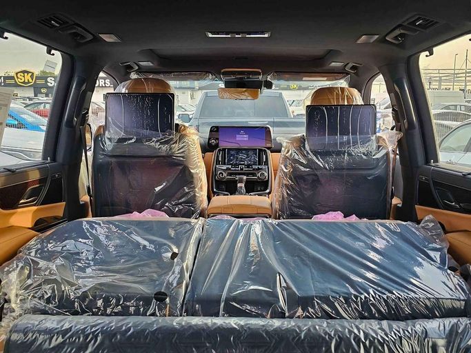 New Lexus LX 600 IV, 3.4 l, 2024 in Dubai by SK Motors, White color. GCC Specs | AUTO.AE