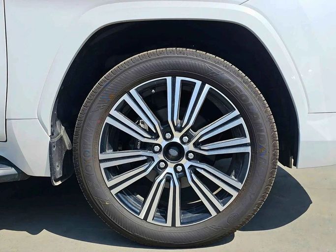 New Lexus LX 600 IV, 3.4 l, 2024 in Dubai by SK Motors, White color. GCC Specs | AUTO.AE