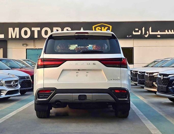 New Lexus LX 700h IV, 3.4 l, 2025 in Dubai by SK Motors, White color. GCC Specs | AUTO.AE