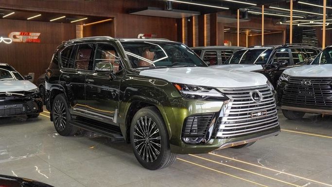 New Lexus LX 700h IV, 3.4 l, 2025 in Dubai by Najem Motors, Green color. GCC Specs | AUTO.AE
